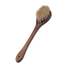Body cleaning brush with cactus wood